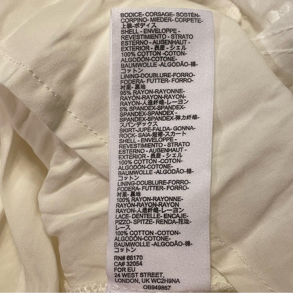 ANTHROPOLOGIE NWOT Beckett Crochet Eyelet Dress in Neutral - Picture 9 of 10